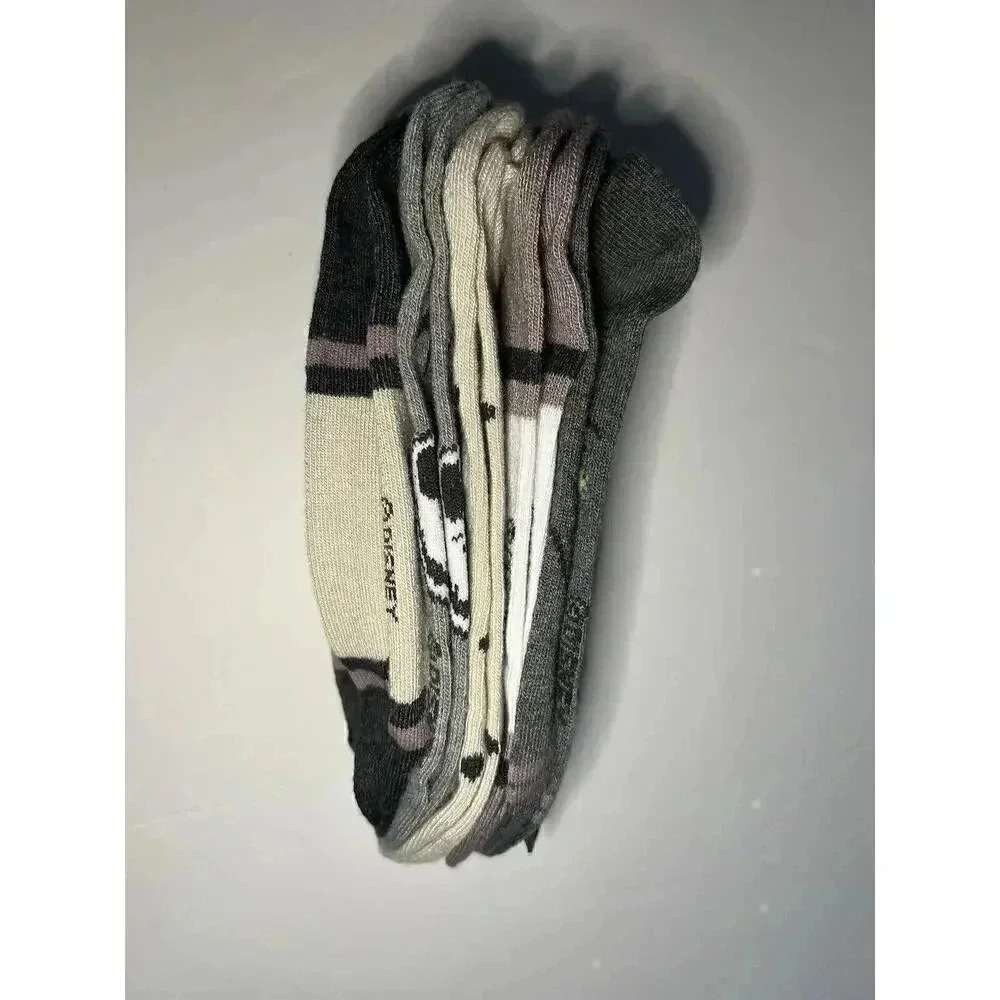 Nightmare Before Christmas Ankle Socks Pairs Set Women's Shoe Size 4-10 Fuzzy - Picture 2 of 6